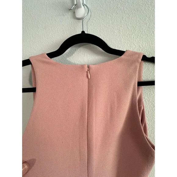 NWT Dress the Population Catalina Fit & Flare Cocktail Midi Dress Size S Blush - Picture 10 of 16